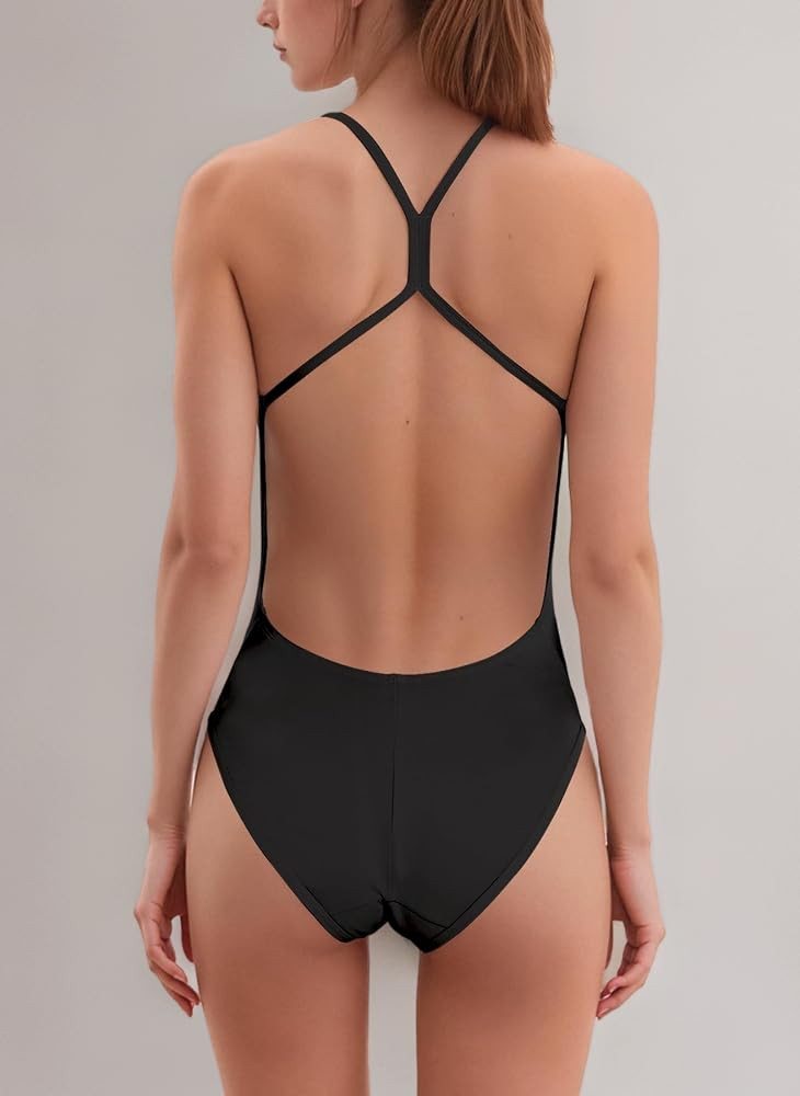 Period Swimwear One Piece Leakproof Racerback Swimsuit Menstrual Swimming Costume Athletic Bathin... | Amazon (UK)