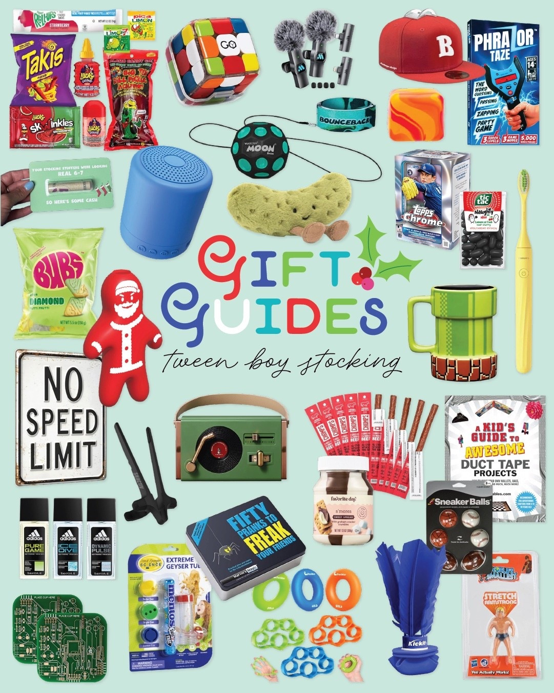 All the little things that make Christmas morning awesome! From tasty snacks to fun gadgets and games, these picks bring all the excitement.

#StockingStuffers #TweenBoyGifts #HolidayFun

#LTKHoliday #LTKGiftGuide #LTKSeasonal