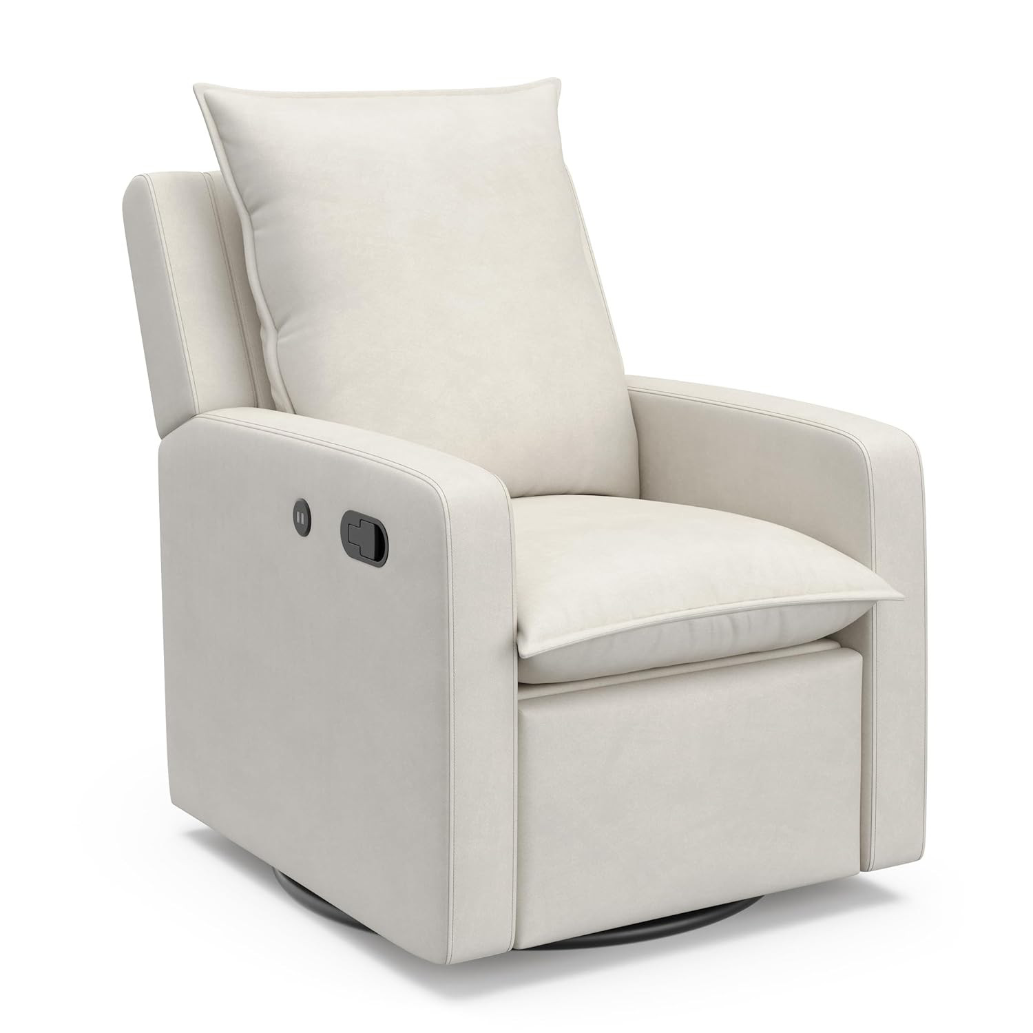 Storkcraft Timeless Reclining Glider (Ivory) -USB Charging Port, 360-Degree Metal Swivel Base, Ma... | Amazon (US)