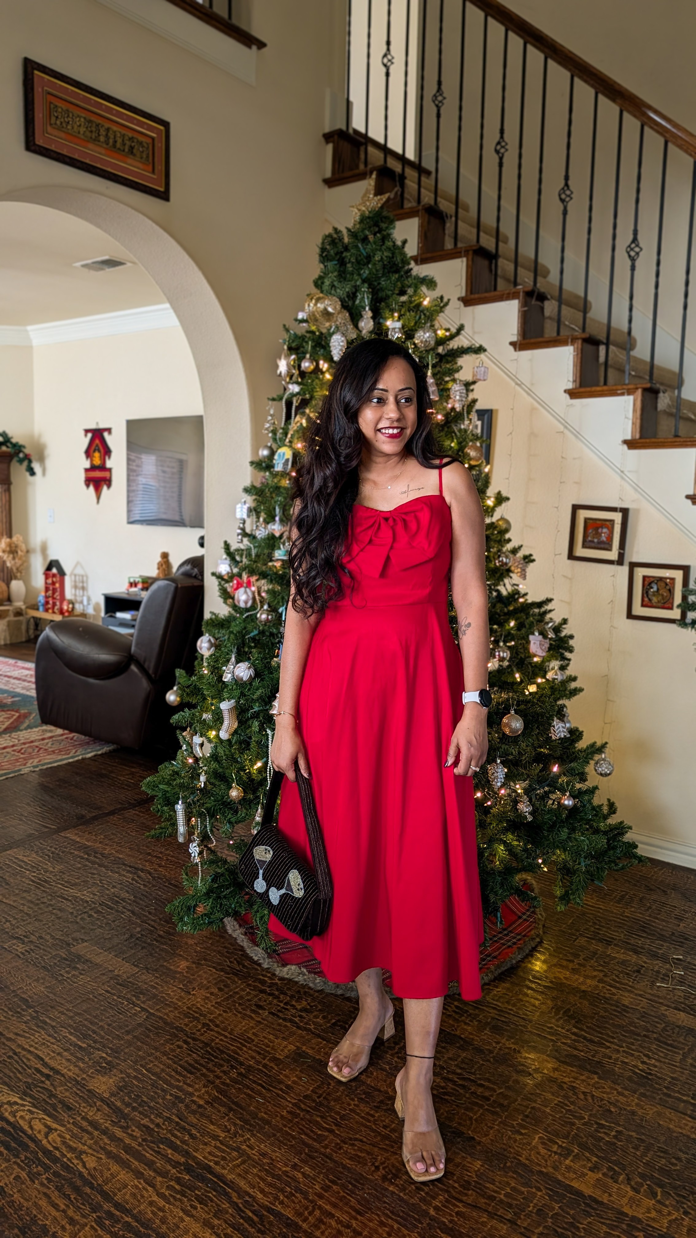 Whole fit is from Target.Dress & Heels - Old ones from Target 

#LTKHoliday #LTKdayinmylife #LTKootd