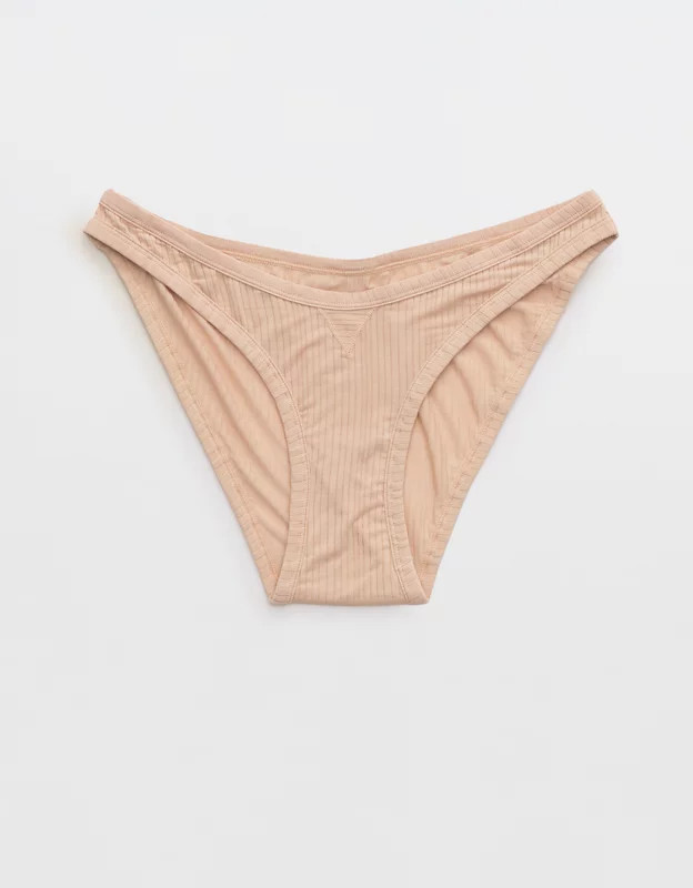 Aerie Modal Ribbed High Cut Bikini Underwear | Aerie