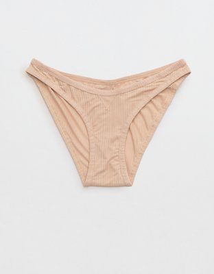 Aerie Modal Ribbed High Cut Bikini Underwear | Aerie