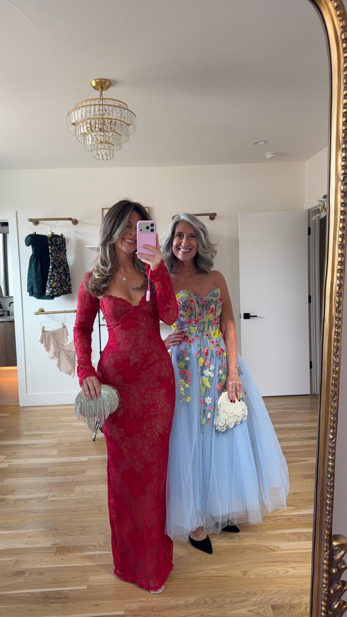 Mom and me wedding guest and formal event dresses relate long sleeve dress and blue floral tulle gown. 

Mac duggal code: emerson10
Vici code: emerson30
Electric picks code: emerson20

Wearing my usual small/2
Mom wears a medium/6

Lace
Floral
Tulle
Wedding guest
Black tie
Formal event
Mother of the bride
Special occasion
Spring event 

#LTKSeasonal #LTKgrwm #LTKWedding