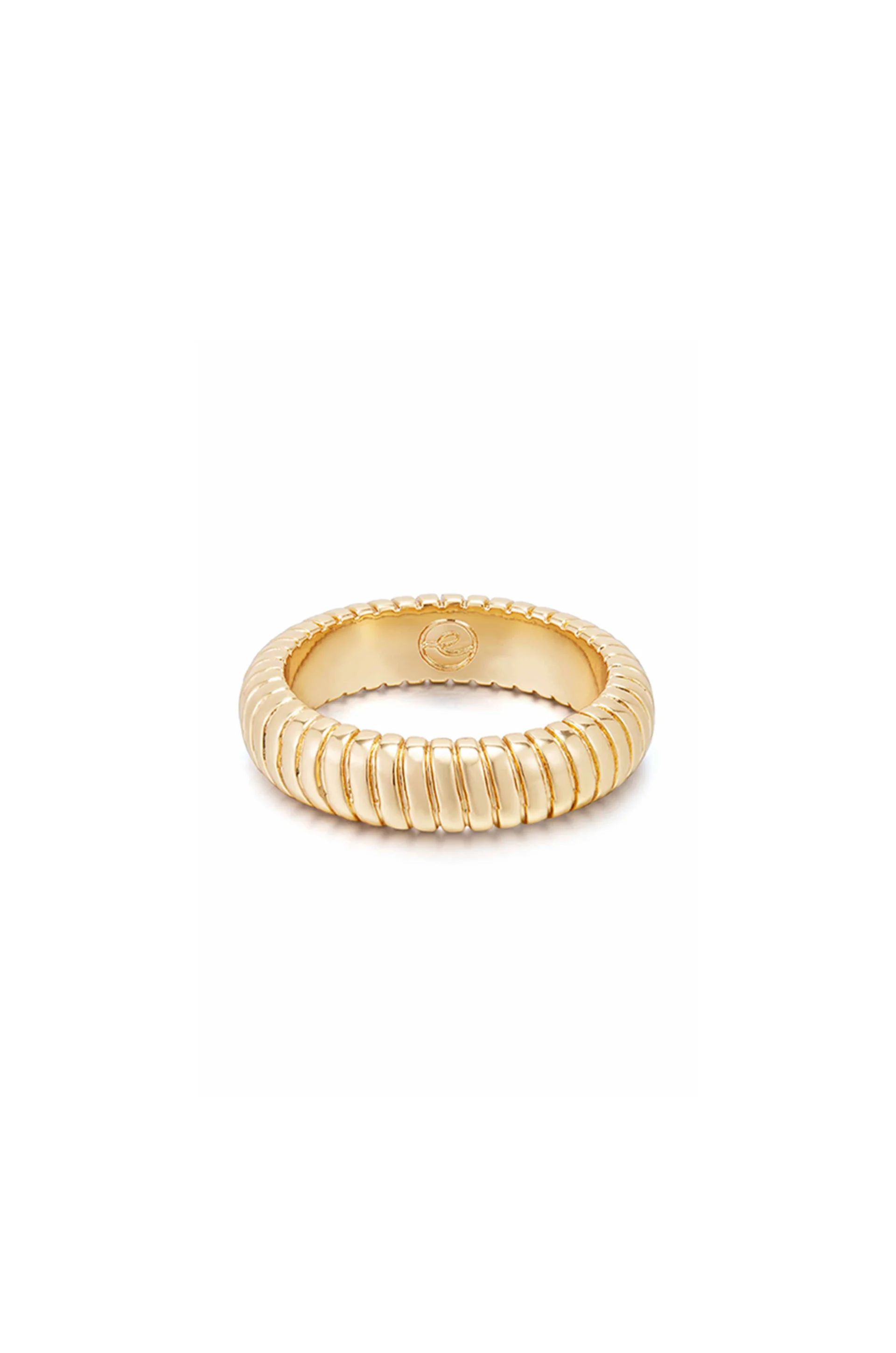 Your Essential 18k Gold Plated Twisted Flex Ring | Ettika