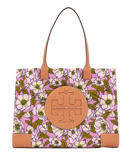 Tory Burch Aster Pink Flow Ella Tote | Zulily