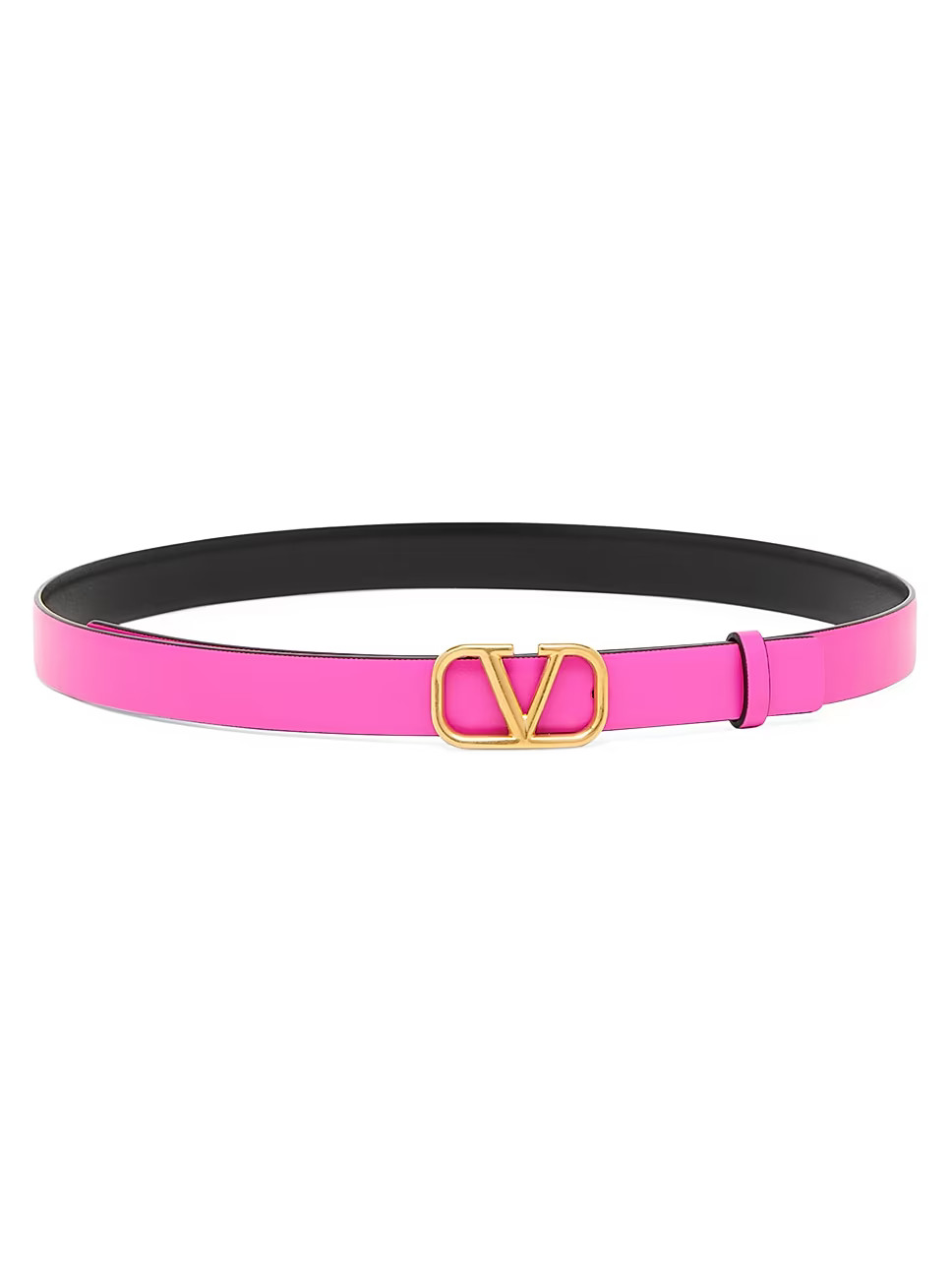 VLogo Reversible Leather Belt | Saks Fifth Avenue