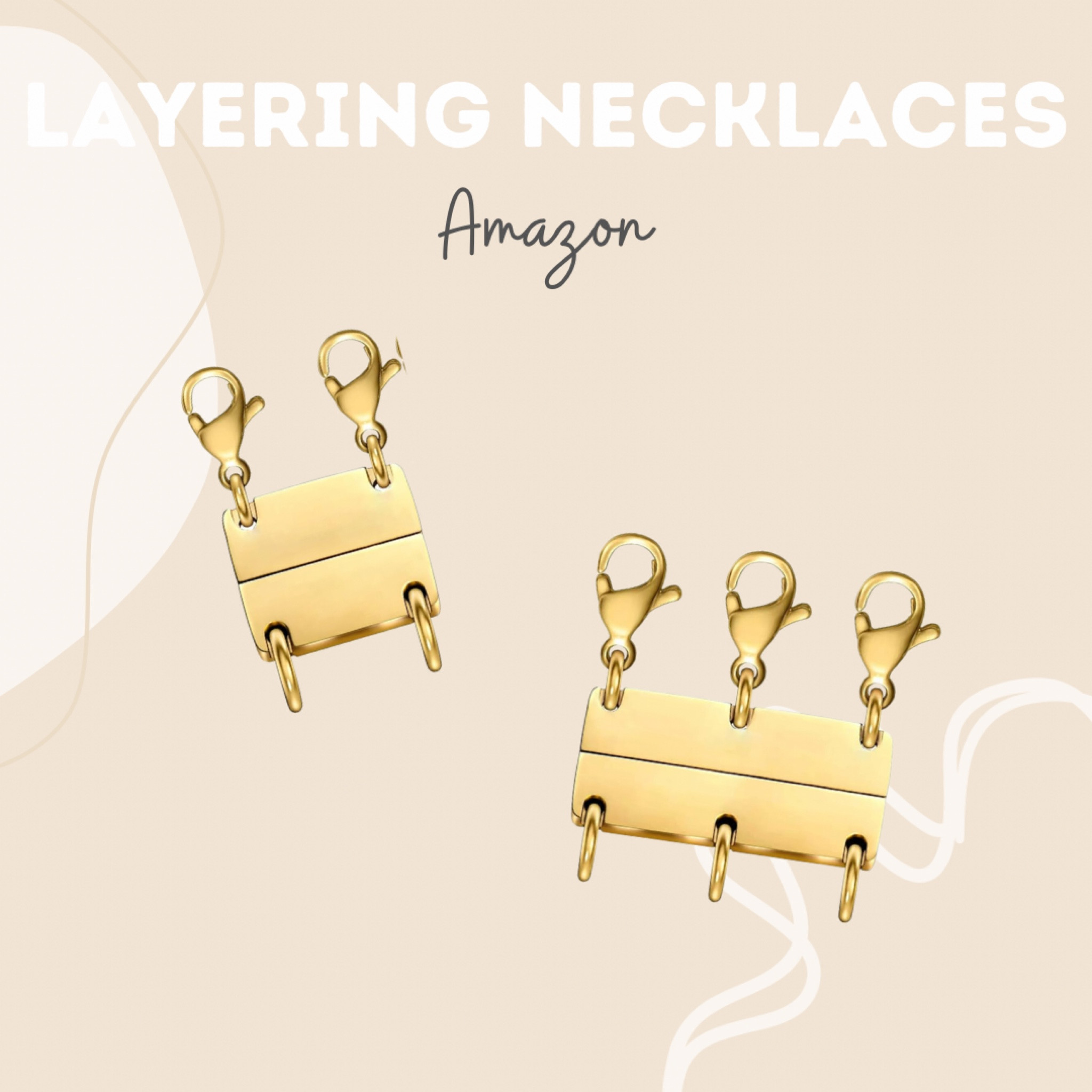 Layering necklaces!