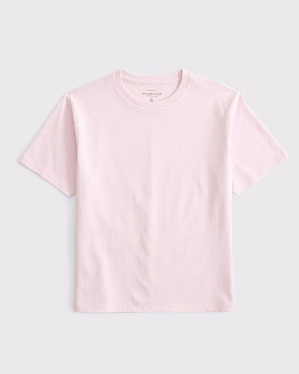 Essential Premium Polished Relaxed Tee | Abercrombie & Fitch (US)