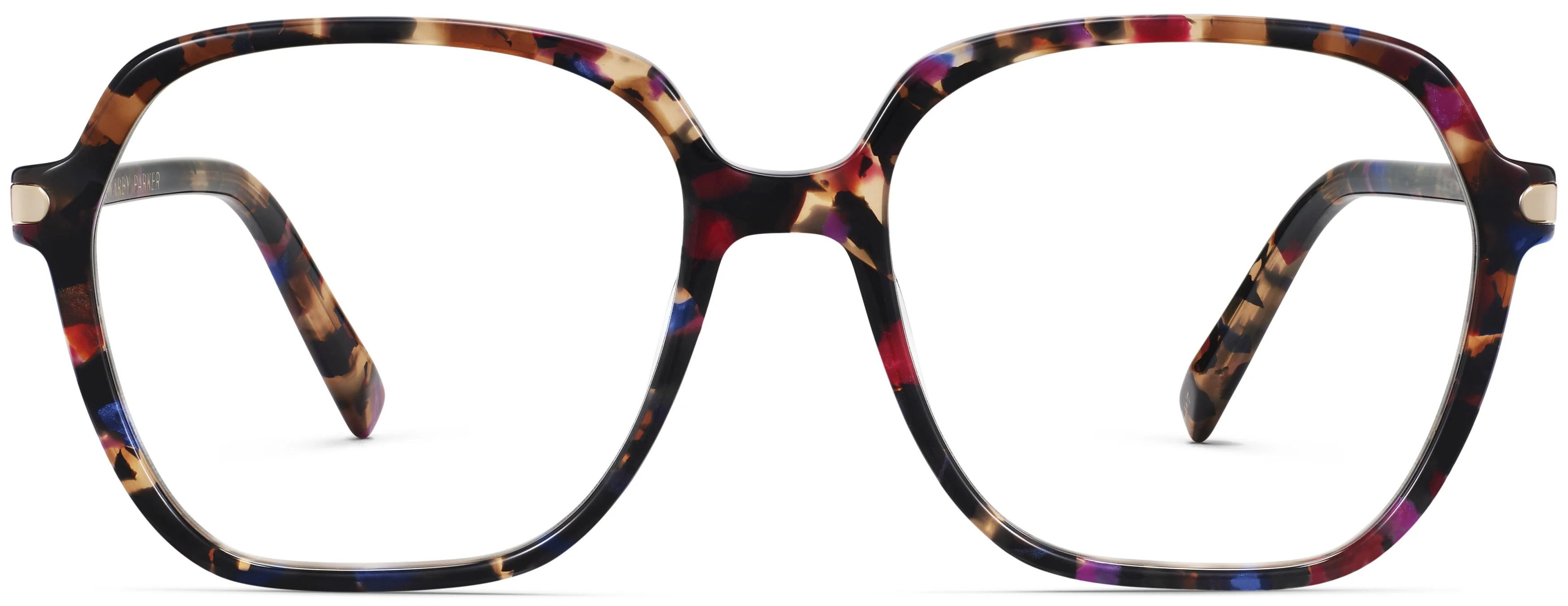 Willetta Eyeglasses in Pink Robin Tortoise with Polished Gold | Warby Parker (US)