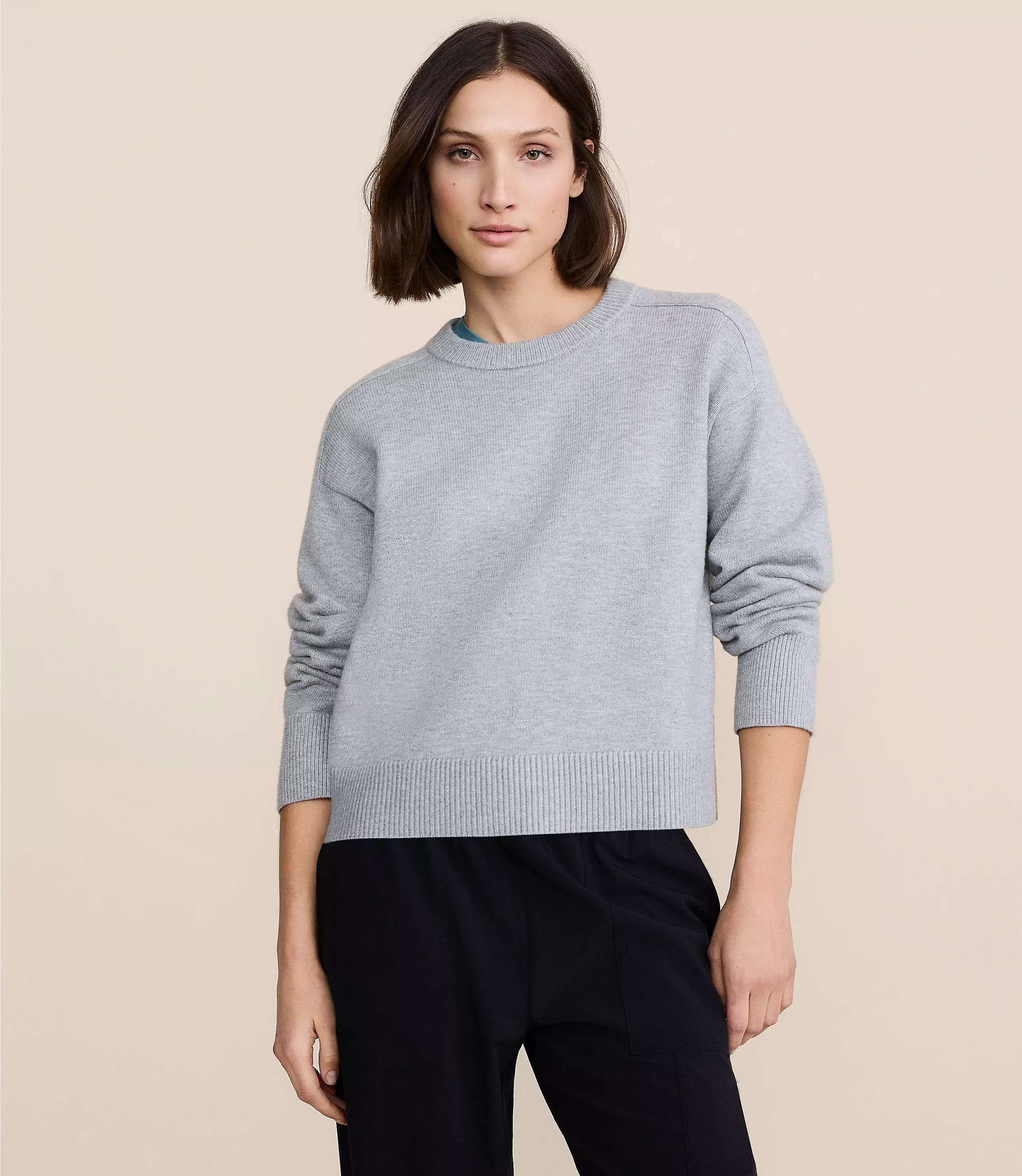 Lou & Grey Oversized Dreamstitch Sweater | LOFT