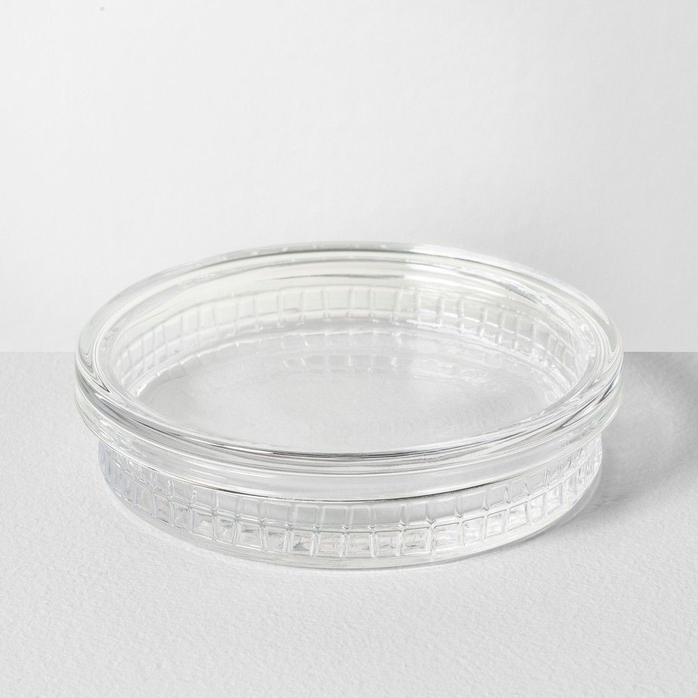 Glass Storage Dish Large - Hearth & Hand with Magnolia, Clear | Target