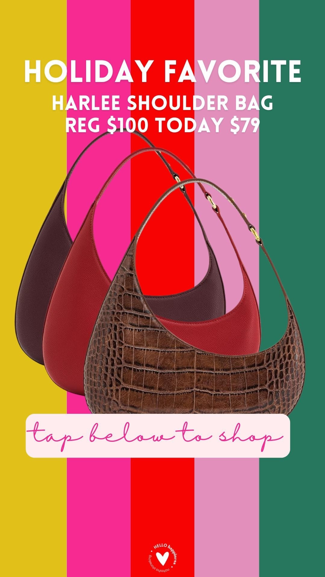 holiday favorite | Harlee shoulder bag $79 

#LTKHoliday #LTKSaleAlert #LTKGiftGuide