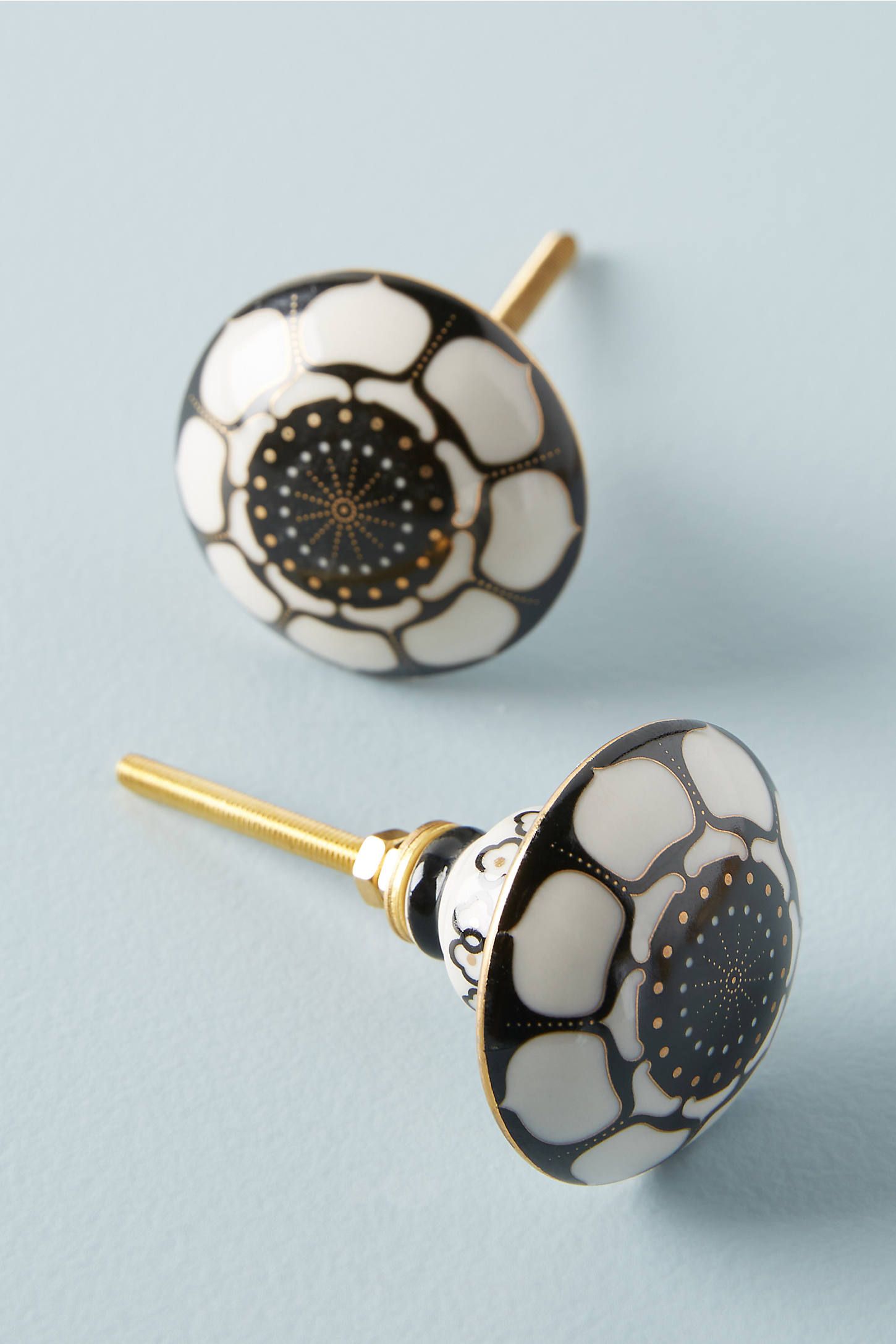 Seed Pod Knobs, Set of 2 | Anthropologie (US)