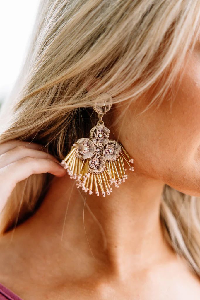 All Your Love Nude Earrings | The Mint Julep Boutique