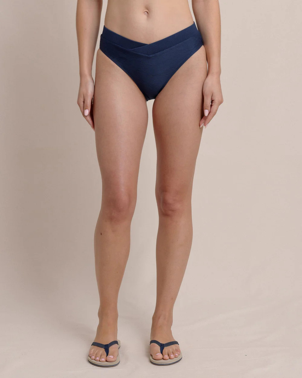 Wave Texture Cross Over Bikini Bottom | Southern Tide