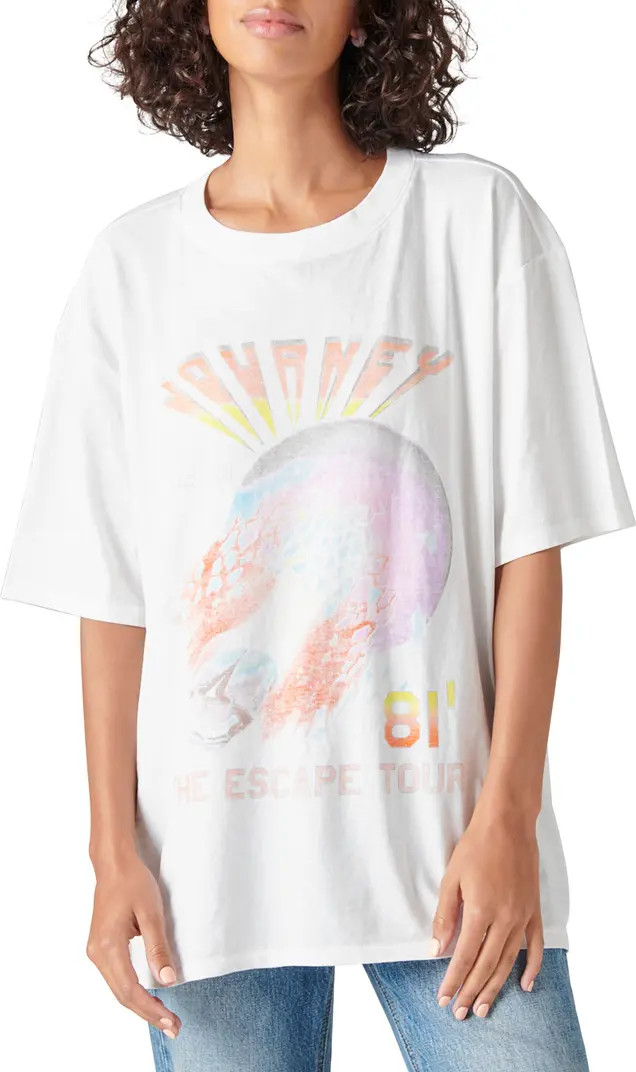 Lucky Brand Journey Oversize Graphic Tee | Nordstrom | Nordstrom