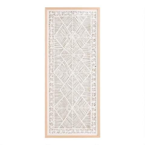 Rice Paper Diamond Geo Shadow Box Wall Art | World Market