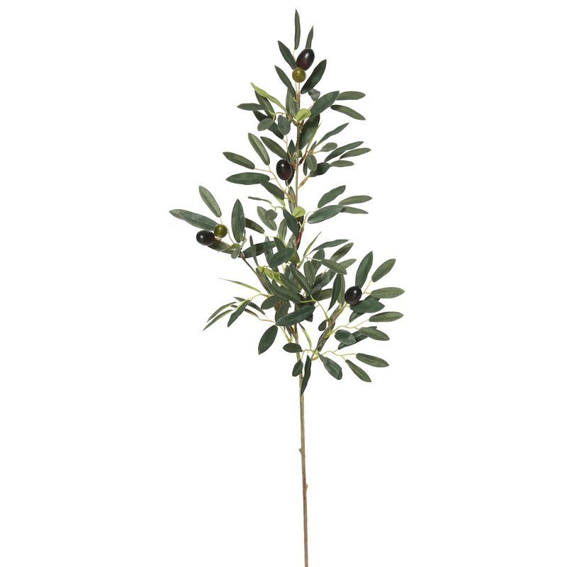 Vickerman 34" Artificial Green/Purple Olive Spray. Includes 3 sprays per pack. | Target