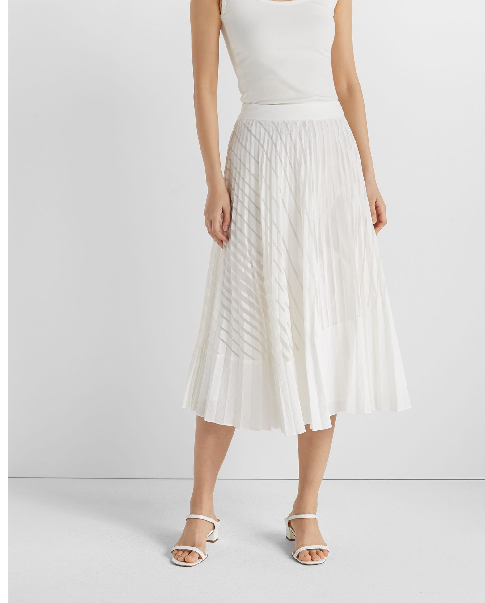 Burnout Pleated Skirt | Club Monaco (Global)