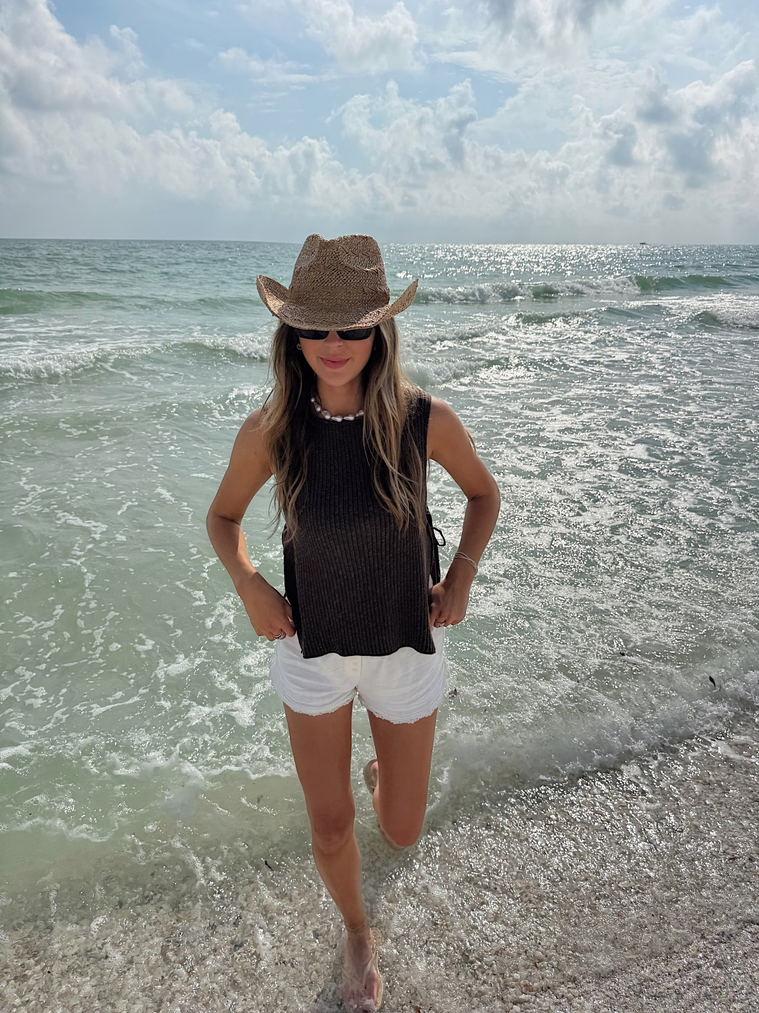 To the beach!!! 
Shorts: Brandy Melville 

#LTKSeasonal #LTKTravel #LTKSwim