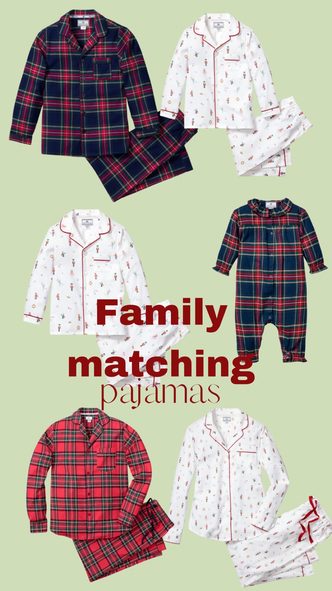 Family matching pajamas that are perfect for the holiday season and those Christmas morning photos. I love these. We chose to coordinate ours and used the pictured patterns. 

#LTKSeasonal #LTKHoliday
