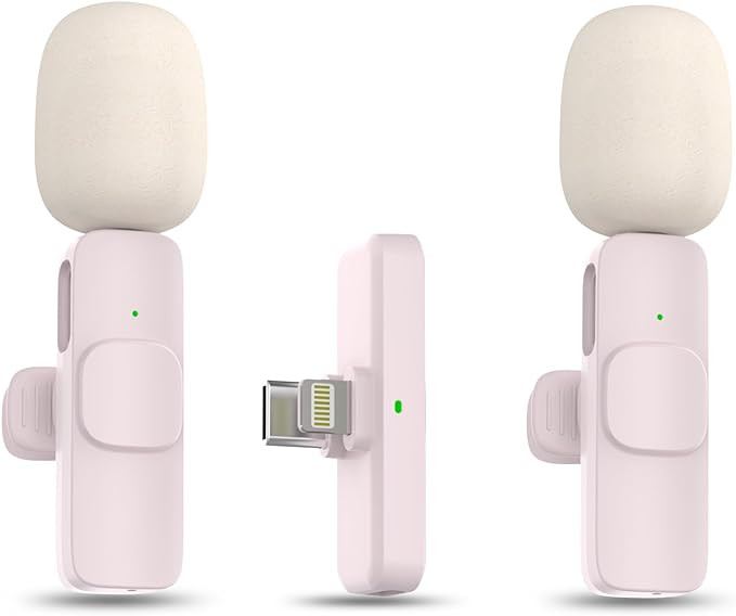 MAYBESTA Mini Wireless Lavalier Microphone for iPhone, iPad, Android - Bluetooth Lapel Phone Micr... | Amazon (US)