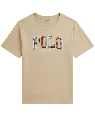 Boys' 8-20 Madras-Logo Jersey T-Shirts | Macy's