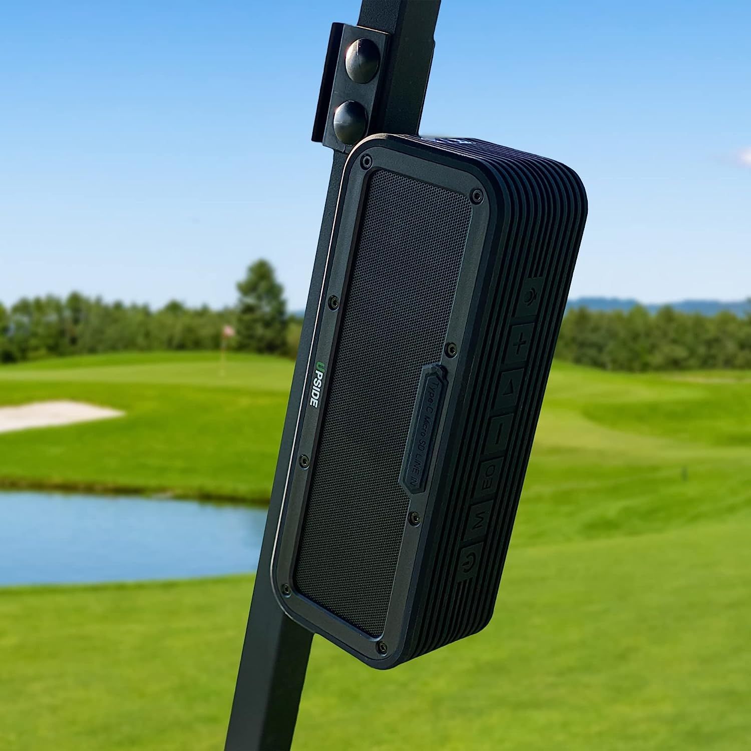 Upside Golf Magnetic Bluetooth Speaker for Golf Cart - Super XL PRO Waterproof Sound System - Mou... | Amazon (US)