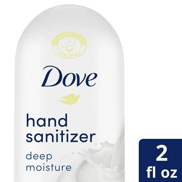 Dove Nourishing Hand Sanitizer Antibacterial Gel Deep Moisture, 2 oz | Walmart (US)