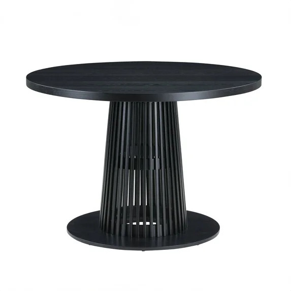 Beautiful by Drew Round Dining Table, Rich Black Finish | Walmart (US)