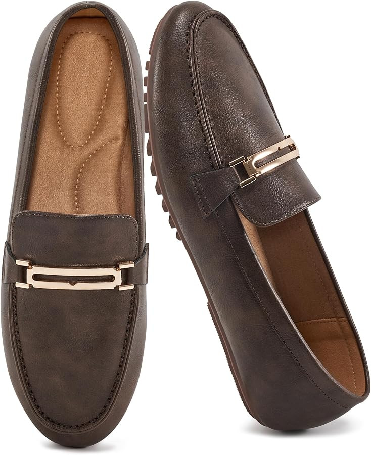 Alicegana Loafers for Women Business Casual Shoes - Comfortable Slip On Penny Loafers Work Dress ... | Amazon (US)