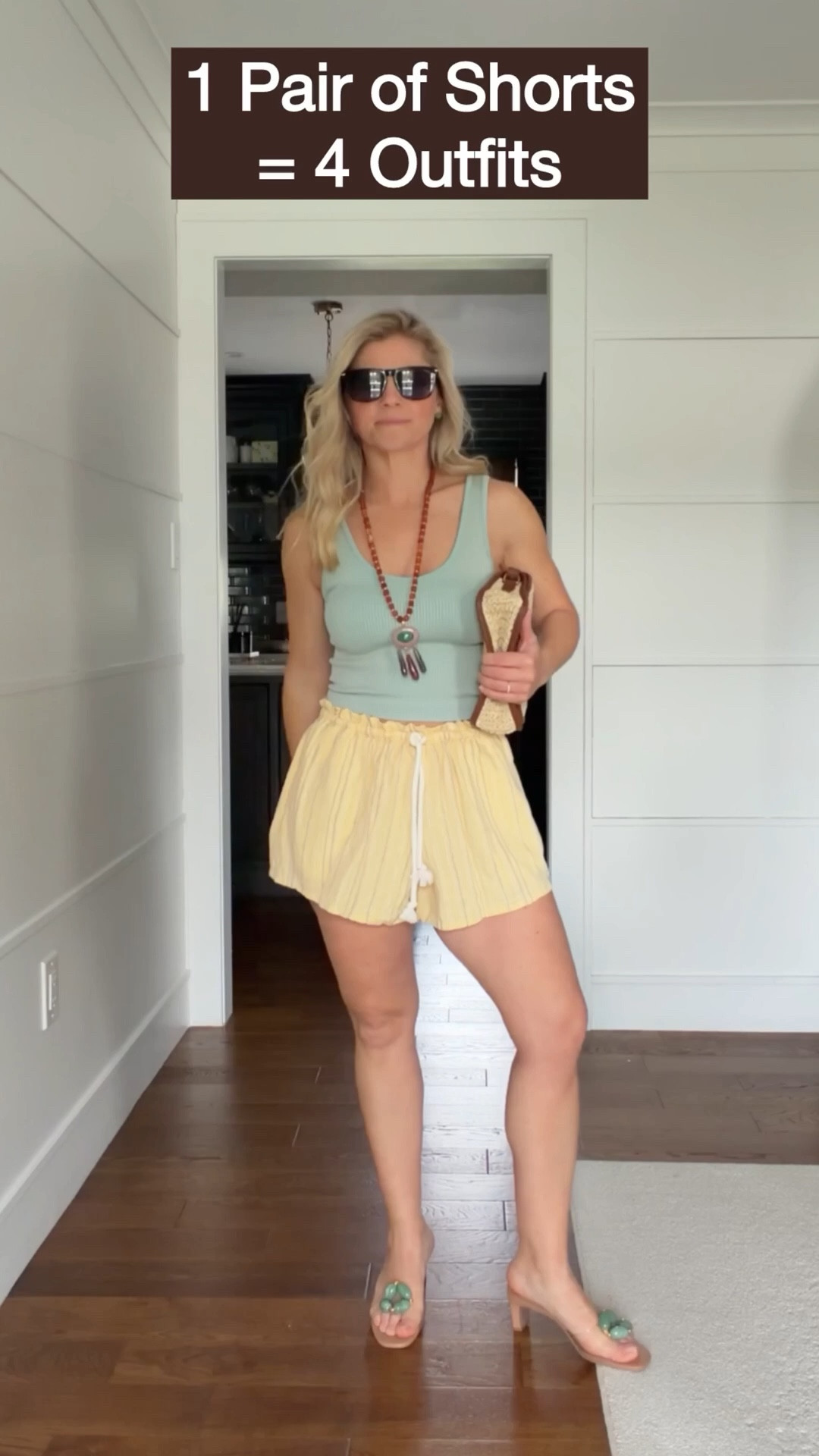 One pair of shorts, four outfits

This is how you build a vacation wardrobe that actually works. Start with a great base like these butter yellow shorts, then rotate your tops to create completely different looks

Outfit formula: statement set, fitted tank, classic tee, or lightweight blouse + the same short

Four outfits, one piece, endless options. Pack smarter, not more 🌴

#LTKSeasonal #LTKTravel #LTKootd