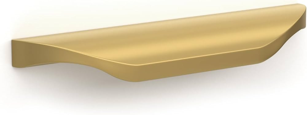 goldenwarm 10 Pack Gold Cabinet Pulls Drawer Pulls for Cabinets Edge Pulls 3 Inch Hole Center Gol... | Amazon (US)