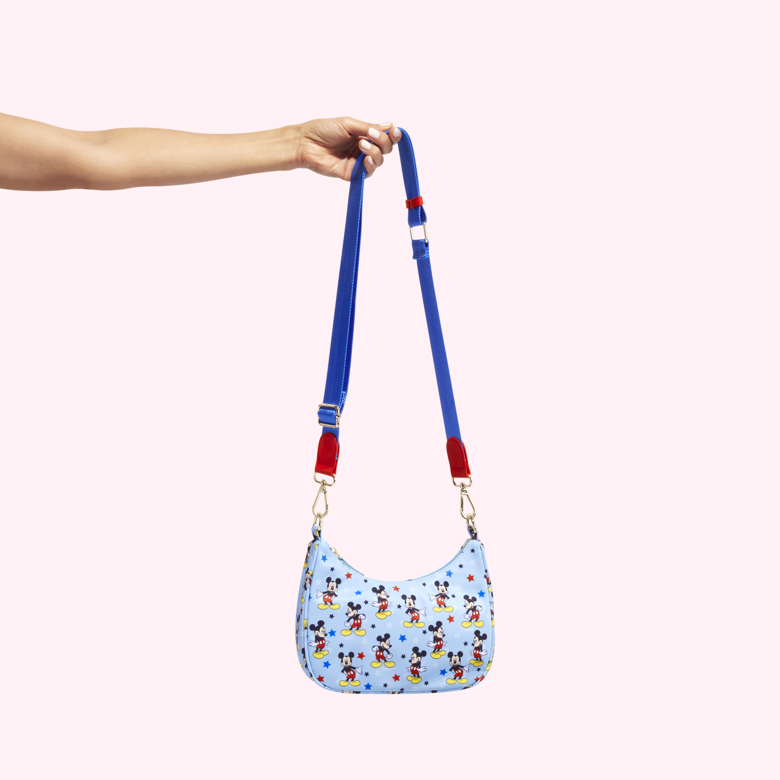 Mickey & Friends Curved Crossbody Bag | Shoulder Bag - Stoney Clover Lane | Stoney Clover Lane