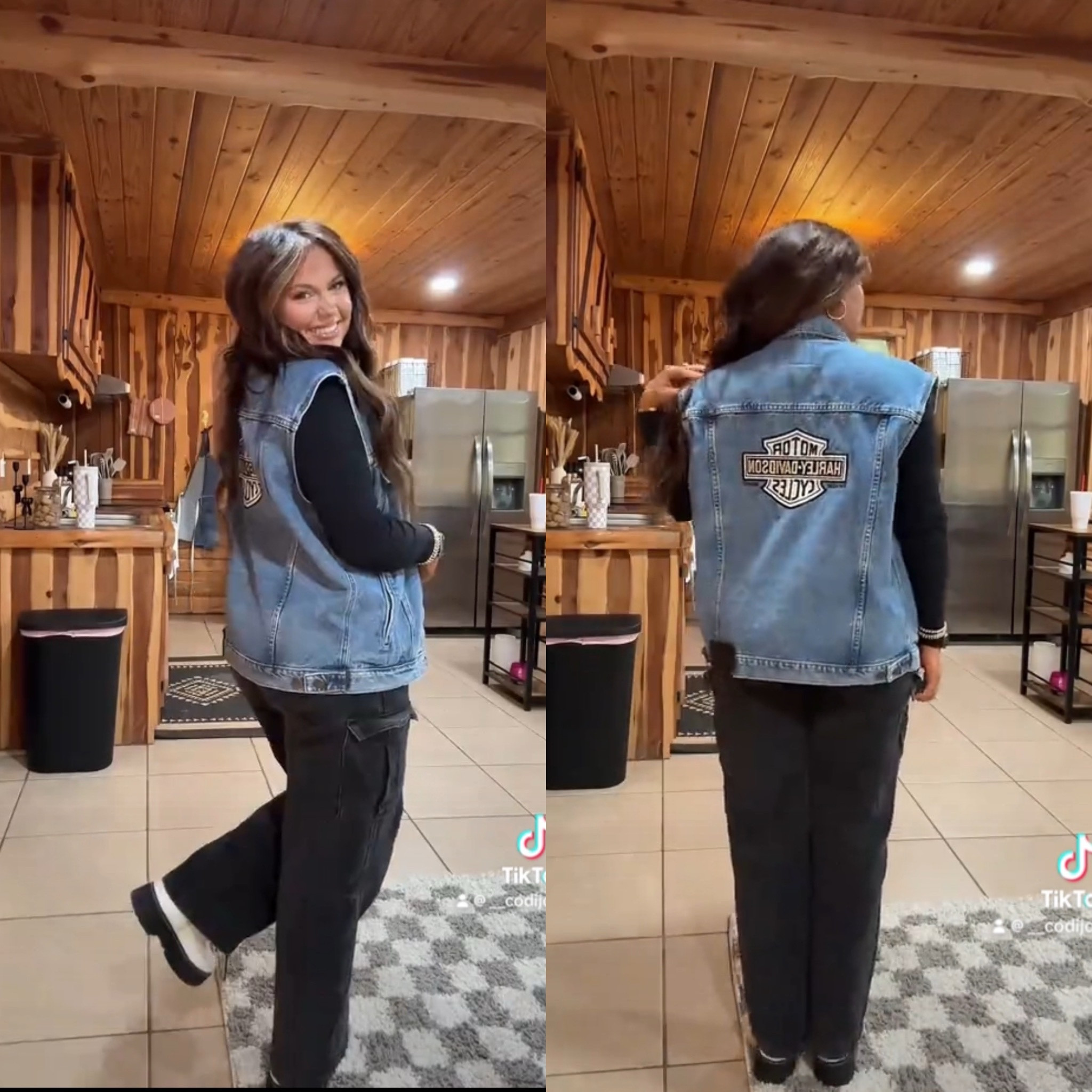 giving all the old school biker vibes with this one!!😍🎱

Vest is Vintage Harley!!

#LTKWatchNow #LTKMidsize #LTKStyleTip
