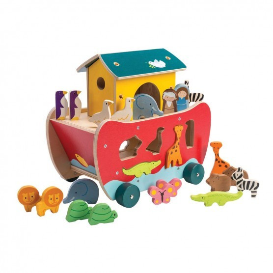 Tender Leaf Toys Noah’s Shape Sorter Ark | The Tot