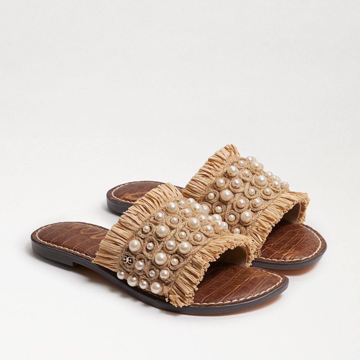 Guthrie Raffia Slide Sandal | Sam Edelman