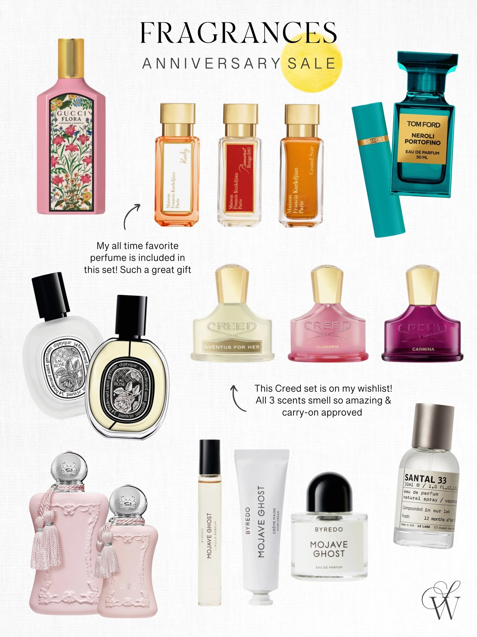 My favorite fragrances from the Nordstrom Anniversary Sale! I wouldn’t wait on these. I’ve tried SO many perfumes (I’m kind of picky), and these are the scents I highly recommend grabbing before they’re gone. 💛

#LTKSaleAlert #LTKBeauty