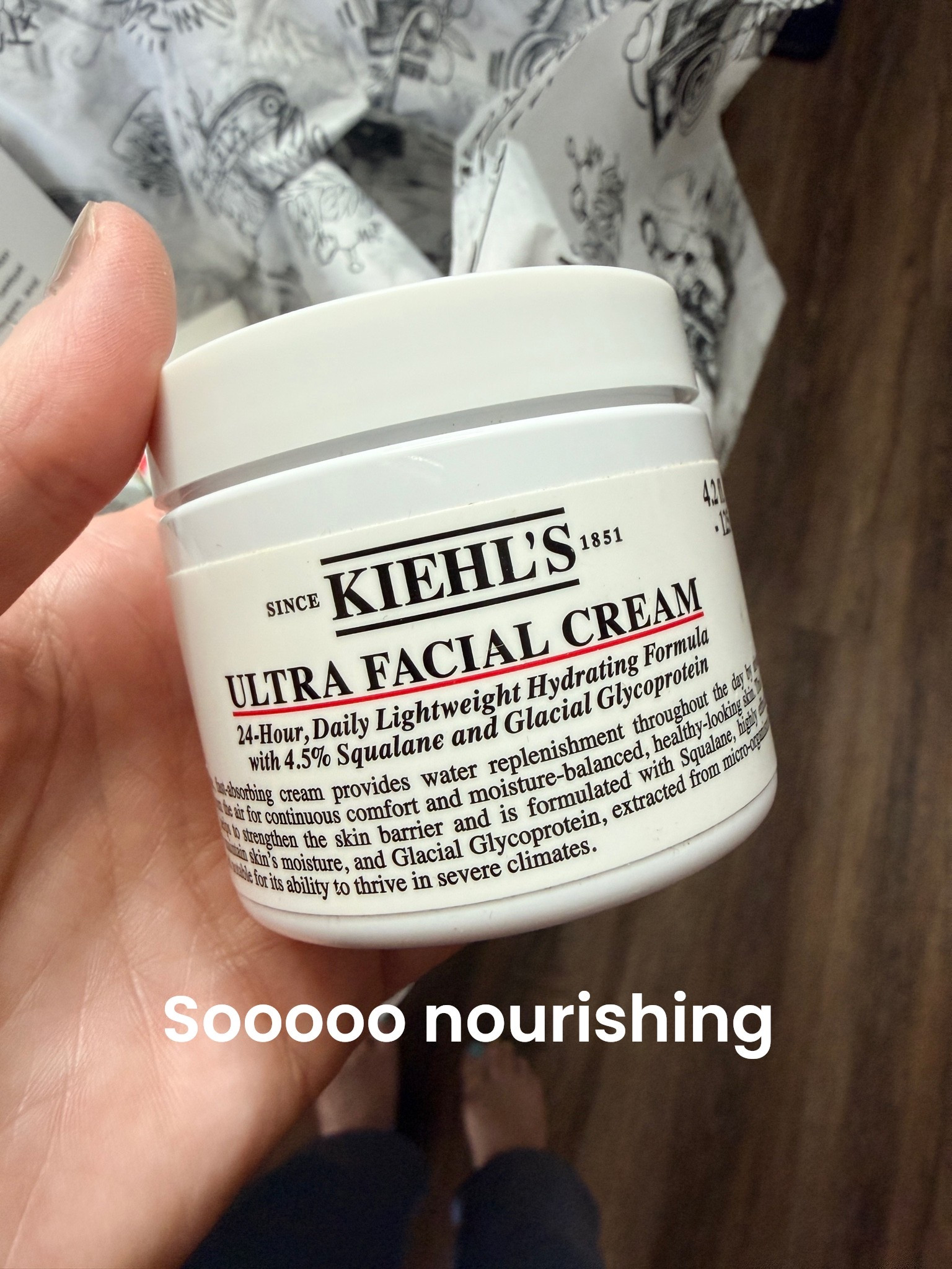 The Holy Grail Daily Moisturizer

Sooooo nourishing is an understatement! If your skin barrier needs some serious love, the Kiehl's Ultra Facial Cream is the ultimate hydration hero.

Formulated with 4.5% Squalane and Glacial Glycoprotein, this lightweight daily moisturizer provides 24-hour hydration without feeling heavy or greasy. It intensely replenishes water, strengthens the skin barrier, and leaves you with that perfectly balanced, healthy-looking glow. Perfect for all skin types, especially if you deal with dry patches or severe climates!

Why It’s a Skincare Must-Have:
Deep Hydration: Fast-absorbing cream that locks in moisture all day.

Key Ingredients: Packed with nourishing Squalane and Glacial Glycoprotein.

Lightweight Formula: Smooth texture that layers beautifully under makeup.

Skin Barrier Support: Promotes a stronger, healthier skin barrier.

Kiehl's Ultra Facial Cream, Kiehl's skincare, daily facial moisturizer, best moisturizer for dry skin, skin barrier repair, squalane cream, lightweight hydrating formula, 24-hour hydration, glowy skin routine, holy grail skincare, Sephora finds, Ulta beauty, winter skincare essentials.
#Kiehls #UltraFacialCream #SkincareRoutine #SkinBarrier #Squalane #DailyMoisturizer #LTKskincare #LTKbeauty #HealthySkin 

 #LTKmorningroutine #LTKselfcare #LTKBeauty