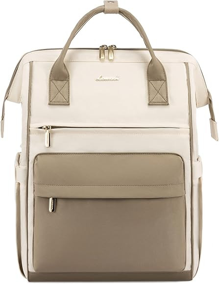 LOVEVOOK Laptop Backpack Purse for Women Waterproof Teacher Nurse Bag, 15.6 Inch Work Laptop Bag ... | Amazon (US)