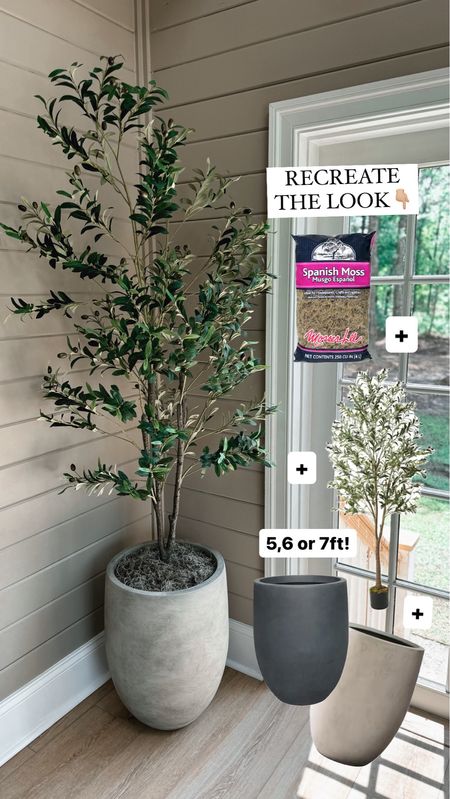 Easiest way to make a space feel put together — a faux 🫒🌳 & a gorgeous planter! A go to for me no matter the season! Fills the space & looks gorgeous! 

We have super tall ceilings in the main living spaces in our new house so I was looking for tall plants! Found this 7’ tree on The @homedepot & I would like to order a couple more ifs so good🙈🤭 SO FULL TOO! #TheHomeDepot #TheHomeDepotPartner #homedecor #cozyhome #interiordesign / Holley Gabrielle 

#LTKSeasonal #LTKfindsunder100 #LTKhome