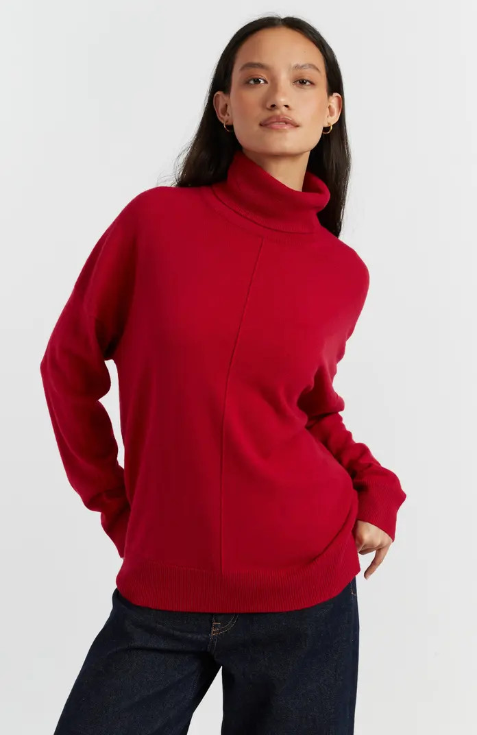 Chinti & Parker Relaxed Roll Neck Wool & Cashmere Sweater | Nordstrom | Nordstrom