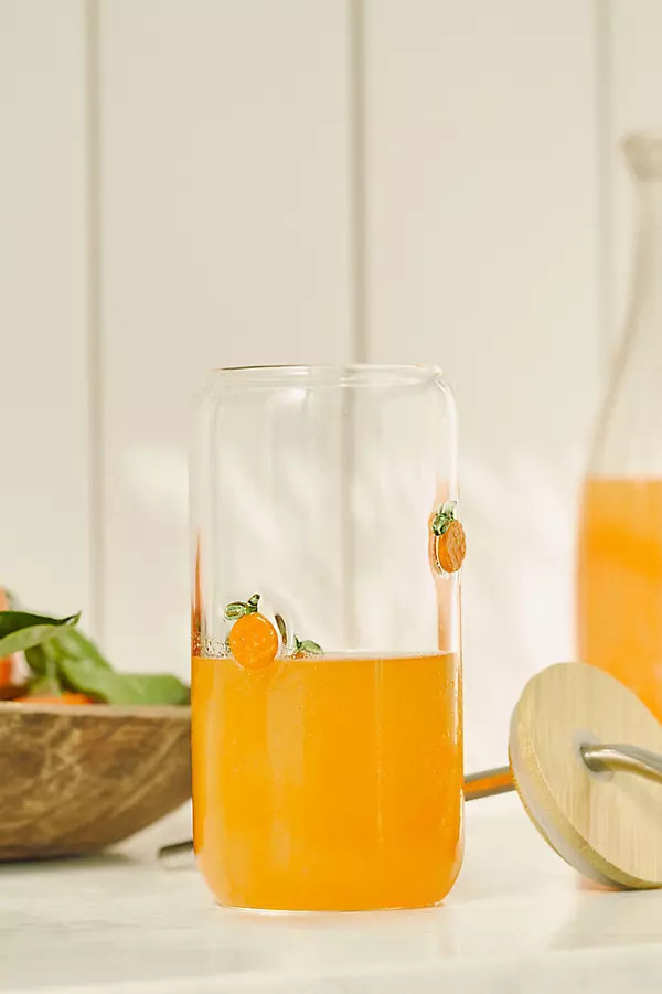 The Icon Juice Glass Tumbler with Lid | Anthropologie (US)