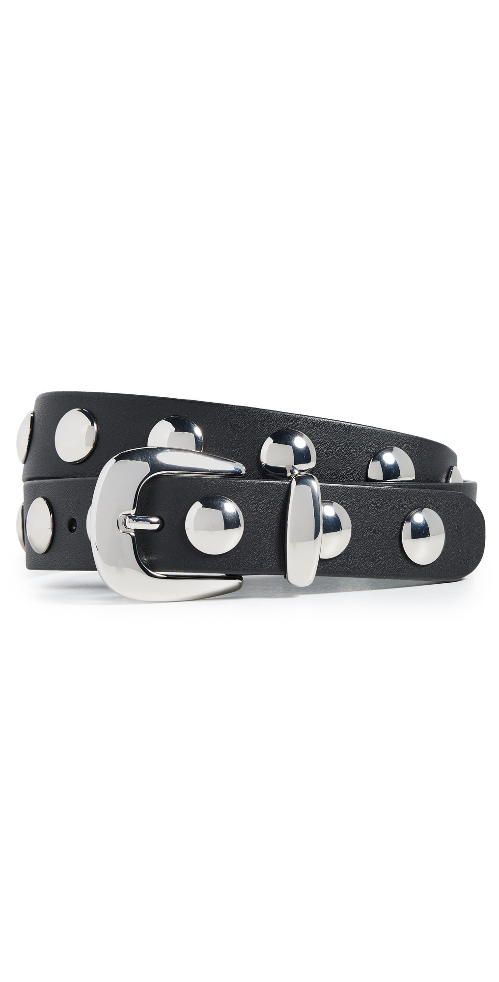 Madewell Western Studded Belt True Black XL | Shopbop
