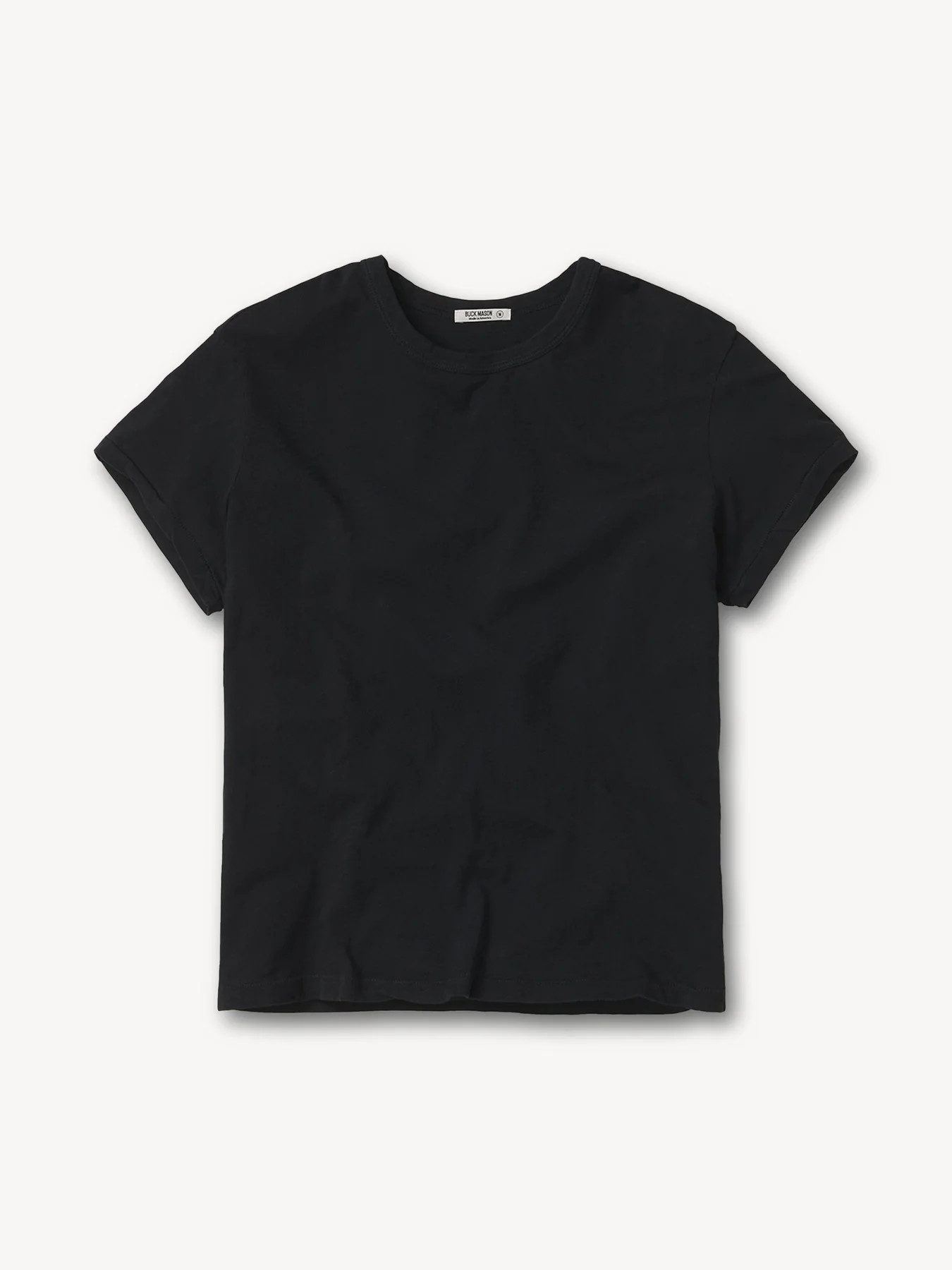 Black Slub Easy Crew - Buck Mason- Modern American Classics | Buck Mason
