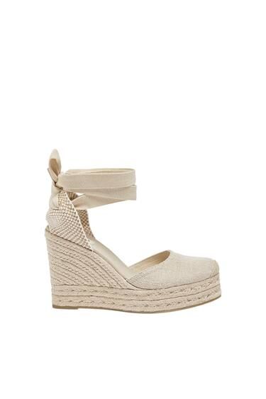 PLATFORM WEDGE ESPADRILLES | PULL and BEAR UK