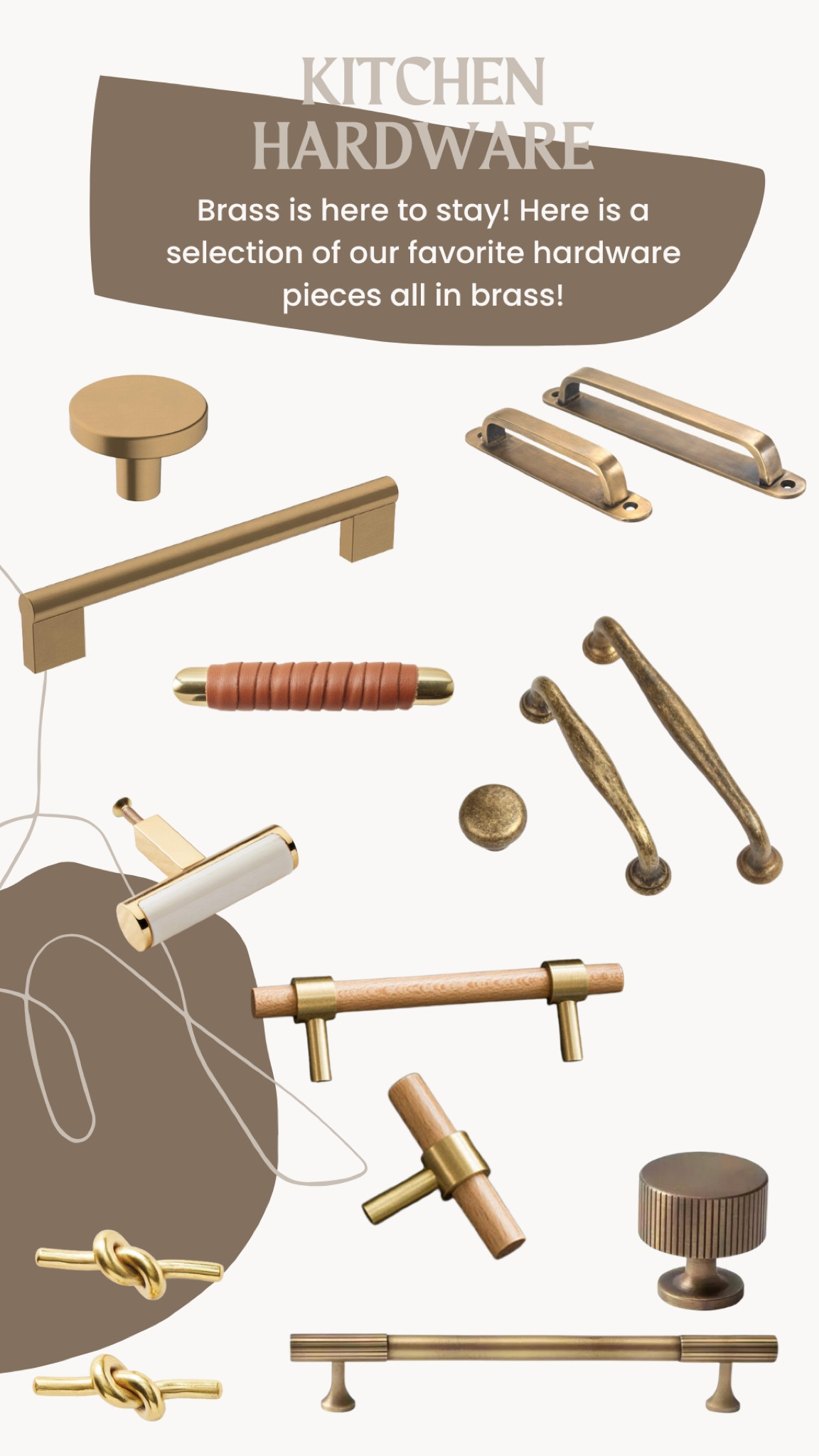 Brass hardware round-up! 

#LTKunder100 #LTKstyletip #LTKhome