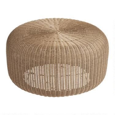 Round All Weather Wicker Maldive Outdoor Coffee Table | World Market