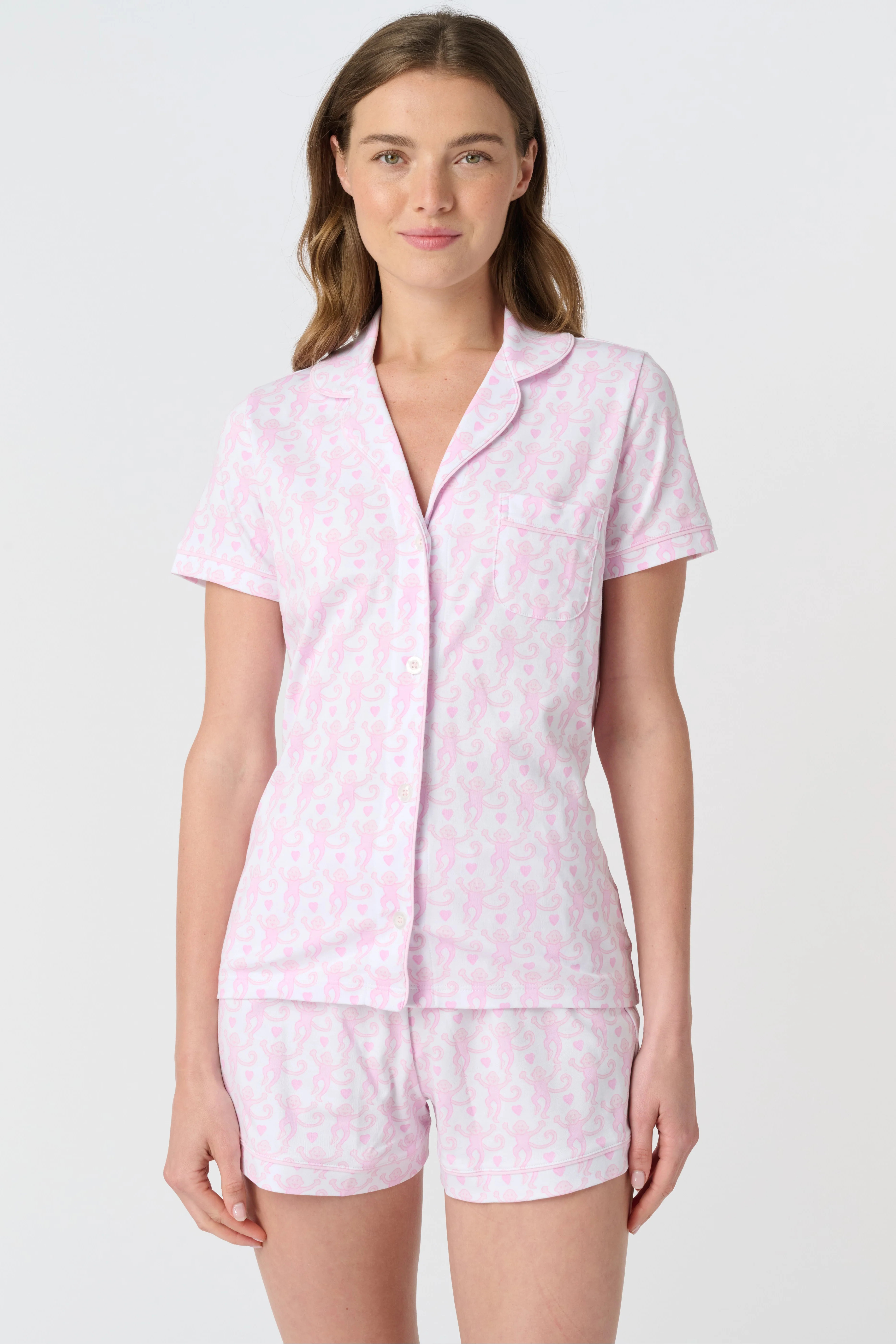 Lovely Monkey Polo Pajamas | Roller Rabbit