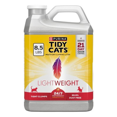Purina Tidy Cats Lightweight 24/7 Performance Low Dust Clumping Scoop Scented Cat & Kitty Litter for Multiple Cats - 8.5lbs | Target